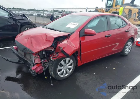 2016 Toyota Corolla Le z USA, uszkodzony, nr VIN 2T1BURHE8GC493167